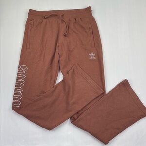 Adidas flare pant with bedazzled rhinestone